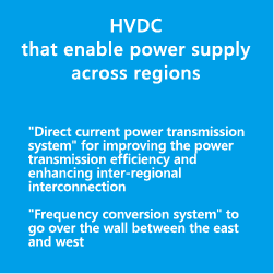 HVDC that enable power supply across regions