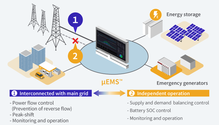 Improving resilience by regional-type microgrid