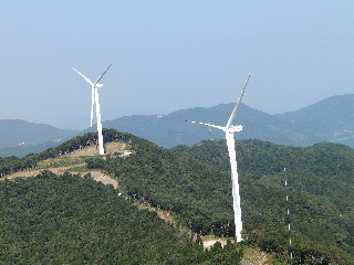 新長島黒ノ瀬戸風力発電所写真