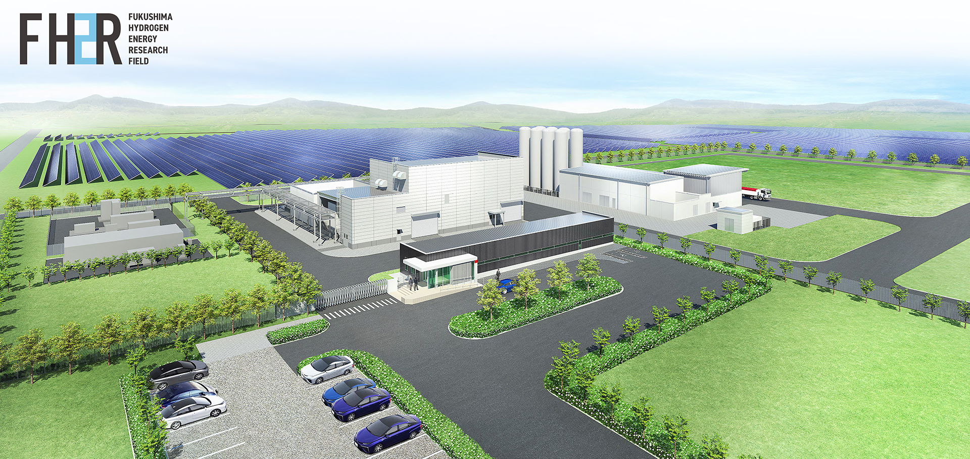 図1　福島水素エネルギー研究フィールド完成イメージ