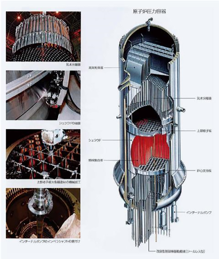 原子炉の機器設計・製造