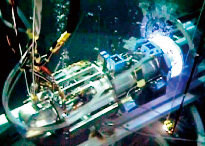 Underwater laser beam welding equipment