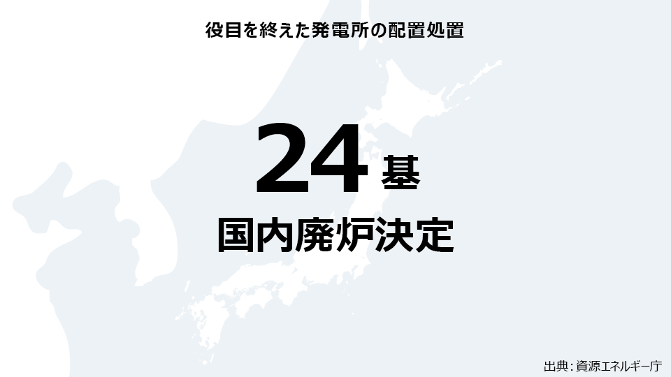 役目を終えた発電所の配置処置