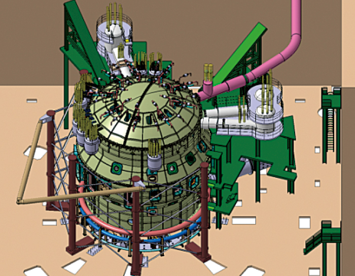 ATLAS Central Solenoid Magnet to generate a magnetic field to discriminate elementary particles