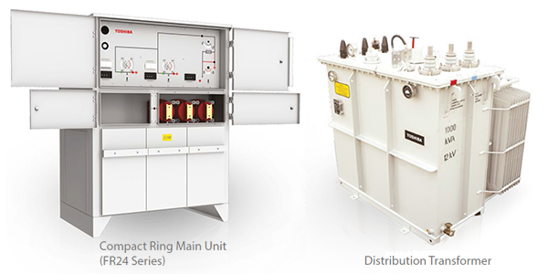 Compact Ring Main Unit(FR24 Series) and Distribution Transformer