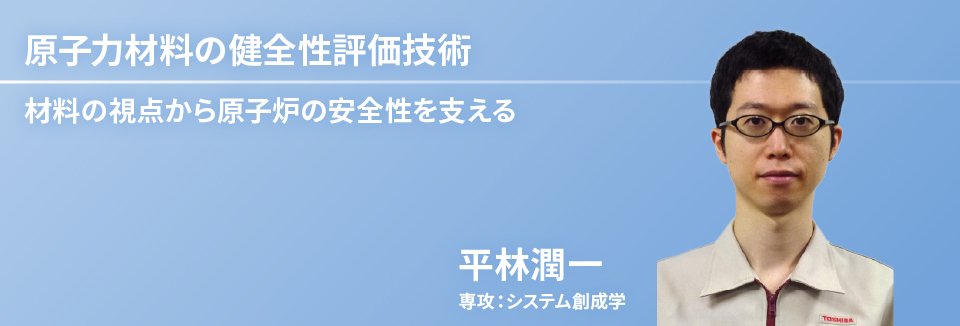 原子力材料の健全性評価技術　平林 潤一　専攻：システム創成学