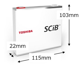 図1 SCiB™ 20Ahセル