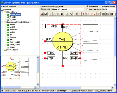 Custom symbol editor image