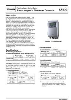 LF232 Large size Electromagnetic Flowmeter Converter