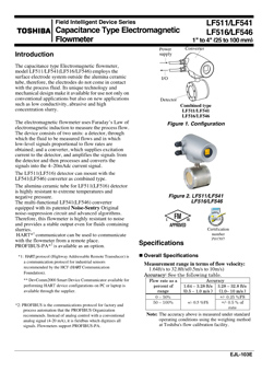 LF511/LF541/LF516/LF546 Capacitance type Electromagnetic Flowmeter