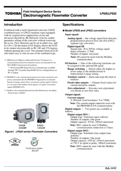 LF620/LF622 Electromagnetic Flowmeter Converter