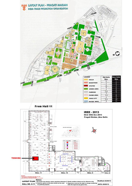 Hall map