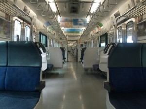 Inside the train