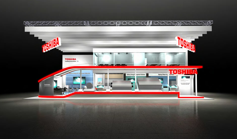 InnoTrans2014 Toshiba booth Image