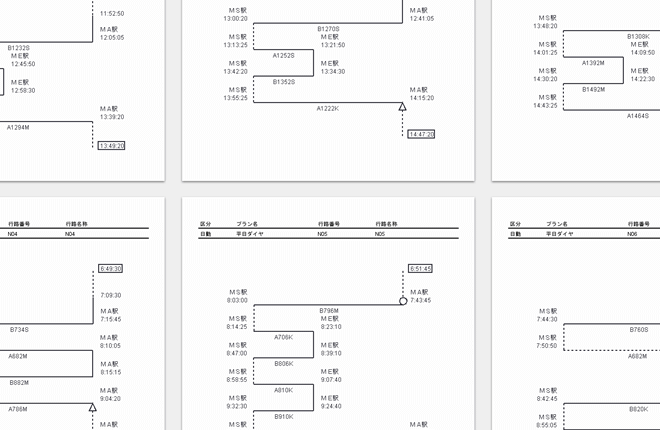 Pipe diagrams
