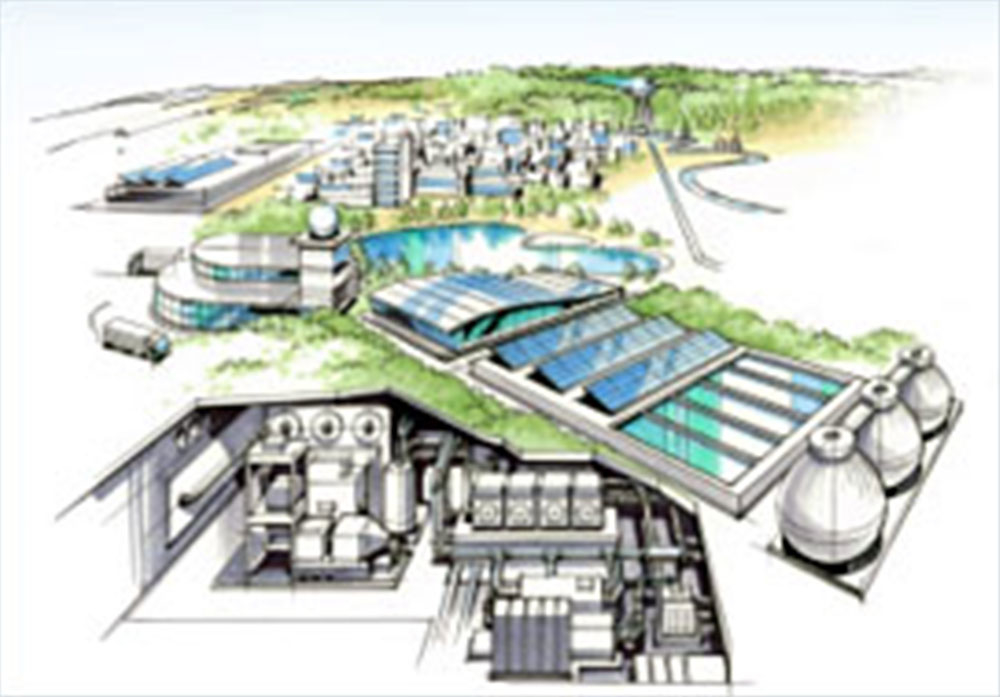 東芝の再生可能エネルギーのイメージ