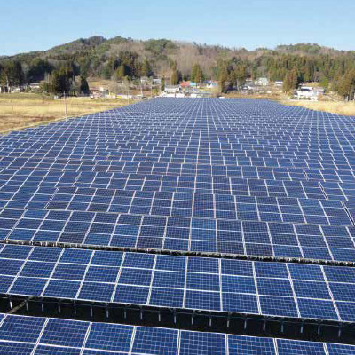 飯舘村深谷地区復興拠点エリア太陽光発電所