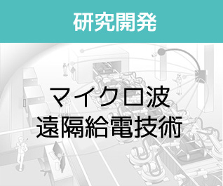 マイクロ波遠隔給電技術イメージ