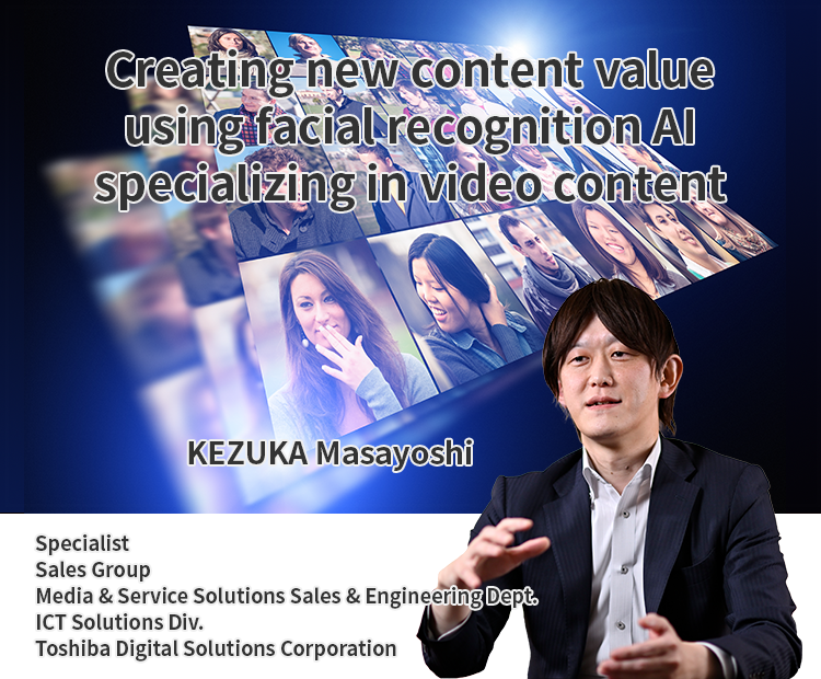 Creating new content value using facial recognition AI specializing in video content