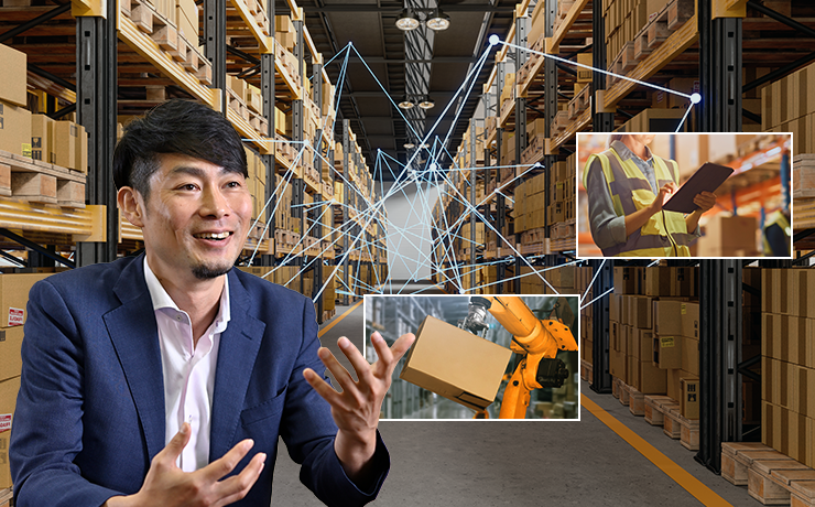 Optimizing logistics worksites by “the Best pairing” with manpower and material handling in warehouse