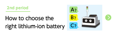 2nd period How to choose the right lithium-ion battery