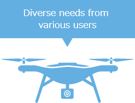Diverse needs from  various users