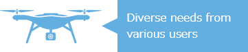 Diverse needs from  various users