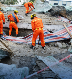 Aerial damage check, delivery of relief supplies