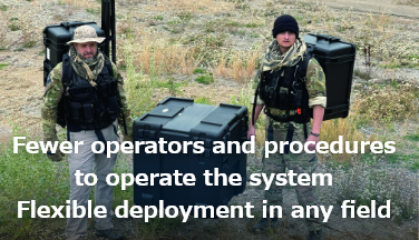 Fewer operators and procedures to operate the system Flexible deployment in any field