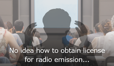 No idea how to obtain license for radio emission...