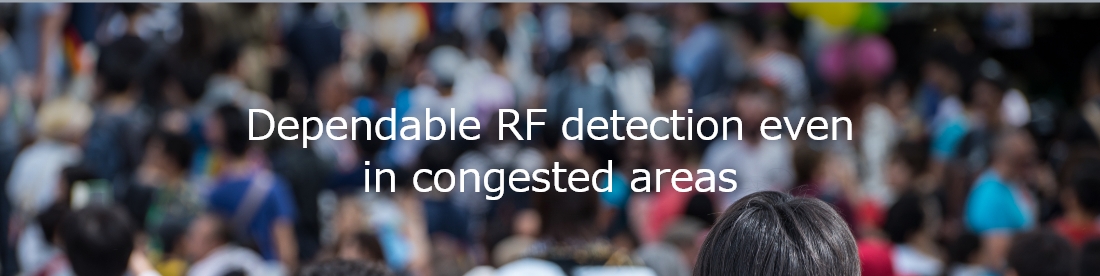 Dependable RF detection even in congested areas
