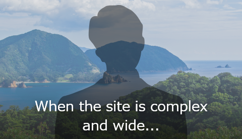 When the site is complex and wide...
