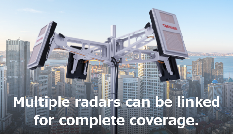 Link multiple radars to cover every corner  