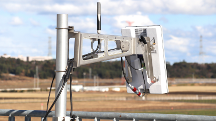 Demonstration of drone detection and tracking by middle range radar, and mitigation by autonomous hunting drone.