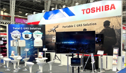 Visitors from all security sectors visited the Toshiba booth & expressed interest in Toshiba's C-UAS Solutions. 