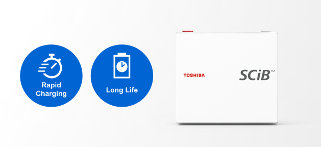 Toshiba SCiB battery  Rapid charging and long life time 