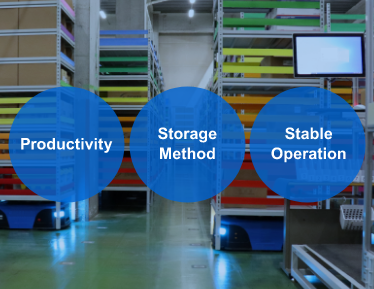 Productivity / Storage Method / Stable Operation