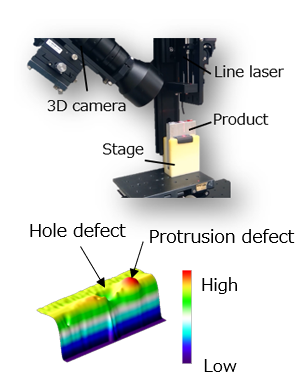 [Image] Weld shape inspection using a 3D measuring device