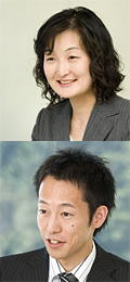 人事・総務本部 委員 南 周子 氏（上） 人事部 塩野崎 裕司 氏（下）