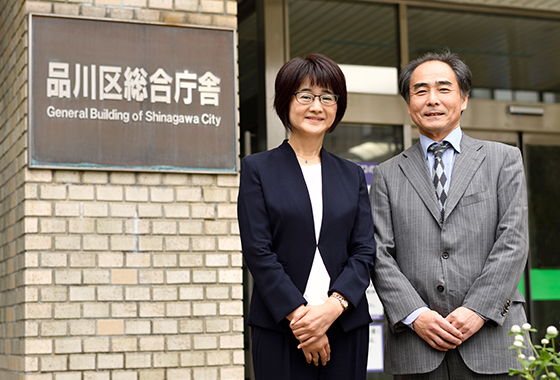 長尾文子氏と高桑春彦氏