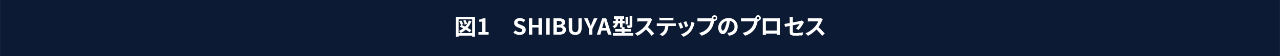 図1　SHIBUYA型ステップのプロセス