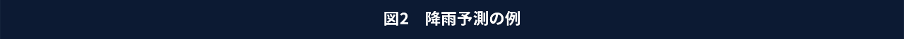 図2　降雨予測の例