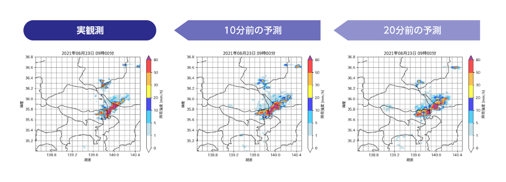 降雨予測の例