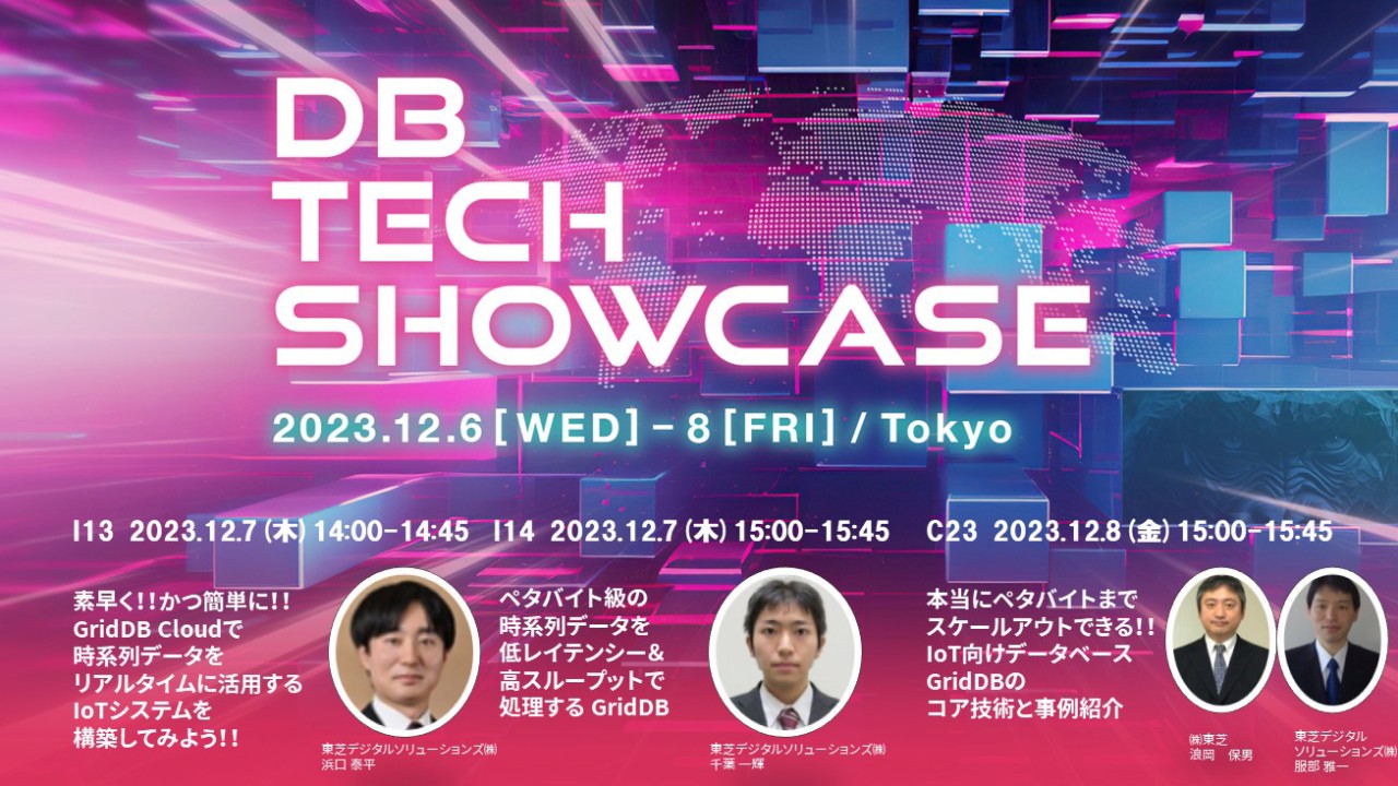 DB TECH SHOWCASEバナー