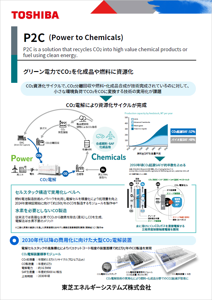 P2C (Power to Chemicals)