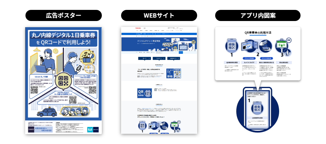 広告ポスター、WEBサイト、アプリ内図案　イメージ
