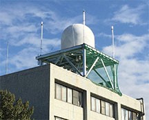 埼玉大学に設置されたMP-PAWRレドーム