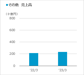 [その他] 売上高のグラフ