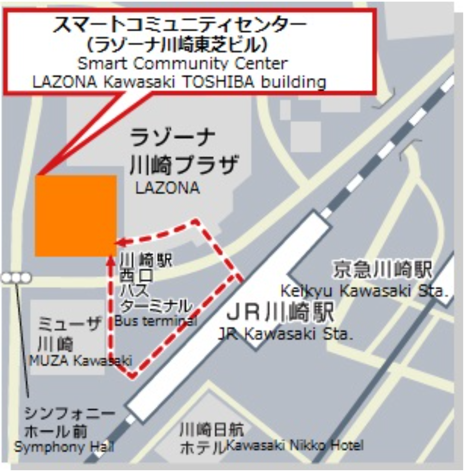 川崎本社 アクセス図