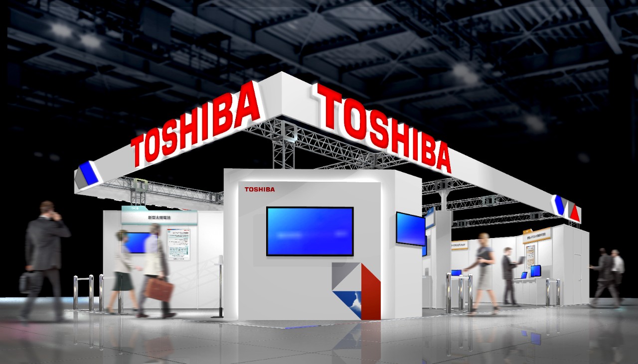 東芝の展示ブースイメージCG